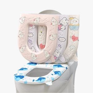 Combo 3-Miếng Lót Bồn Cầu Chất Liệu Eva Mềm Mại Chống Thấm Nước Tiện Lợi Cho Mùa Đông