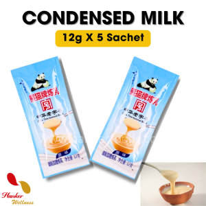 PANDA Susu Pekat Condensed Milk Sachet 12g x 5S