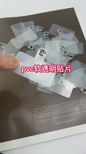 50Pcs Mobile Phone Lanyard Patch Transparent Fixed Card Tether Tab Patch Tag For Phone Decor