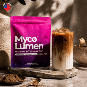 Bột trà Houjicha rang (100g) MycoLumen - Radiant Hojicha Blend