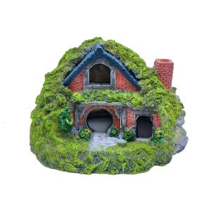 Aquariums Landscape Artificial House Cave Fish Tanks Landscaping for Shrimp Breeding Landscape Ornaments Craft