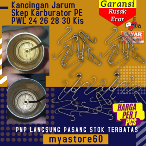 Kancingan Kancing Penahan Jarum Skep Sekep Karburator Carburator Karbu Carbu PE PWL 24 26 28 30 Kis