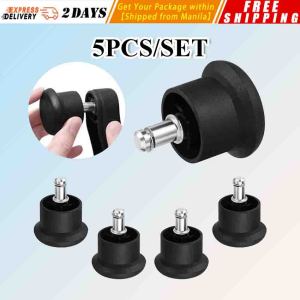 5pcs Replacement Office Felt Pad Hotel Home Silent Chair Wheels Stopper For Carpet Stool 2 Inch High Self Adhesive Swivel Caster Chair-Wheel-Stopper