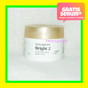 Naavagreen Bright 2 Day Cream 10 gram by dr Fredi Setyawan Original Krim Pencerah Wajah Pagi