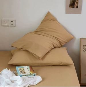Pillow Case Plain Cotton 2pcs per pack PLAIN Color With Stripes with Borders(18*28inches/48x74cm)
