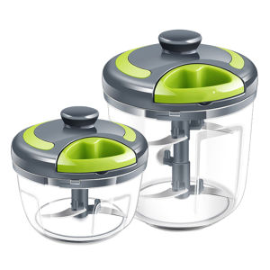 เครื่องบดมือดึง เครื่องบด grinder เครื่องบดสับ เครื่องปั่นอาหาร เครื่องปั่นแบบมือดึง เครื่องบดพริกกระเทียม เครื่องปั่นอาหาร มี 3 สี