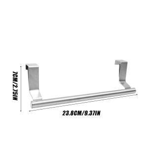 YESPERY Towel Rack Stainless Steel Bathroom Kitchen Cabinet Rag Shelf Dishcloth Hanger Over Door Towel Bar Hanging Holder