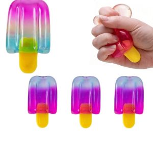 CLARO Soothing Texture Ice Cream Squeeze Toys Squeeze Slow Rising Stress Relief Sensory Toys Soft Sugar Filled Squeeze Sensory Toys For Stress Anxiety Relief