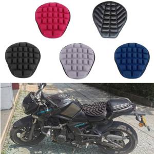 Blesiya Xe Máy Xe Đạp Đệm Ghế 3D Giảm Áp Lực Phổ Thông Cho Cruiser Đỏ