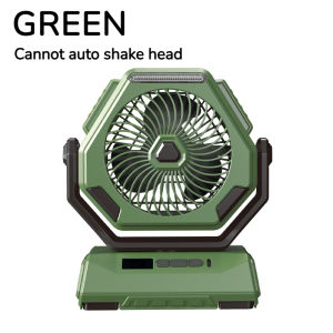 Support COD🔥270° Adjustment Rechargeable Camping Fan Camping Cooling Fan Outdoor with USB LED Lamp Kipas Mudah Alih
