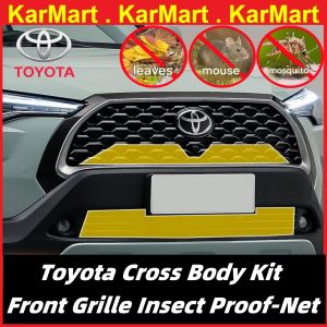 Toyota Cross Body Kit Steel Front Grill Grid Insect Proof Net 4 Pcs/Set Car Exterior Accessories