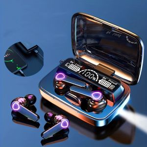M19 Bluetooth Headset Wireless Tws Gaming Support Noise-cancelling Touch In-ear Mini Emergency Power Bank Headset