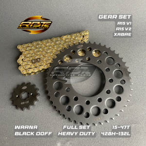 GEAR GIR SET GIR PAKET R15 V2 V1 XABRE 15T 47T 428H