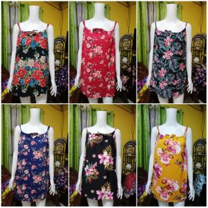 Mini Daster Dress Pambahay Plus Size Sleepwear For Women