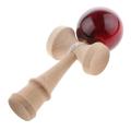 Pezhong Japan Traditional Wooden Marble Kendama Kids Skill Ball Game Toy Wine Red. 