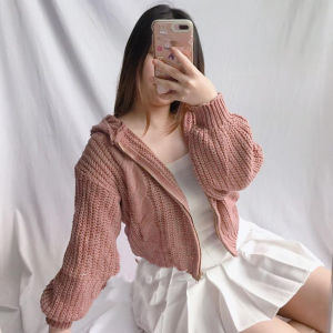 Deora Sweater Rajut Premium Korea & Hoodie Rajut Cable