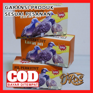 BISA COD!!!SATU PAK JAMU LARAS SATI LARASATI PERKUTUT SUPER ISI 20 KOTAK KECIL || Makanan Burung || BURUNG