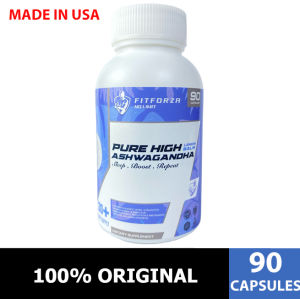 FITFORZA PURE HIGH LEMON X ASHWAGANDHA / 90 CAPSULES / REDUCE STRESS IMPROVES CALMNESS MOOD & RELAXATION.