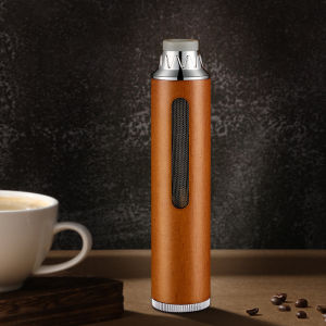 [🇵🇭 24h Delivery] Dollyy Portable Mini Ashtray Outdoor Fireproof Ashtrays Wood Grain Relief Style Creative Ashtray for Car Driving Office Fishing Travel