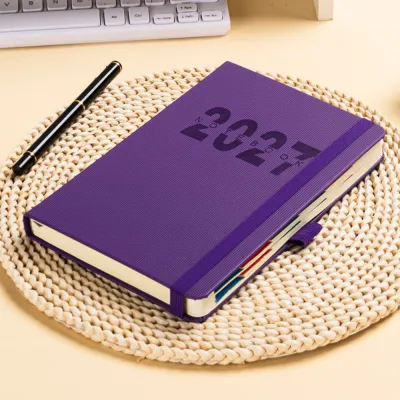 【COD&Fast Delivery】365 Days 2027 Planner with Monthly Weekly Plan Pages A5 Agenda Book Multi-Purpose Efficiency Journal Students