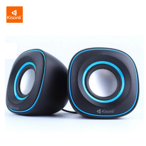 KISONLI - Speaker 2.0 Laptop/Komputer V350 - HITAM