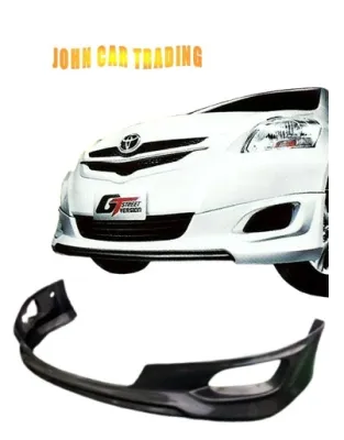 Ready Stock Toyota Vios Ncp93 2007 2008 Pu GT STREET Front Skirt Bodykit Vios Skirt Depan GT Front Lip Pu Material