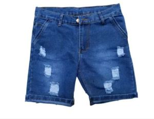 Celana pendek jens ripet sobek Celana pendek Denim Jaminan Harga Terendah