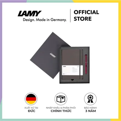 Bộ quà tặng cao cấp LAMY Sổ tay khổ giấy A5 Umbra bìa mềm + Bút cao cấp Al-star – Hãng phân phối chính thức