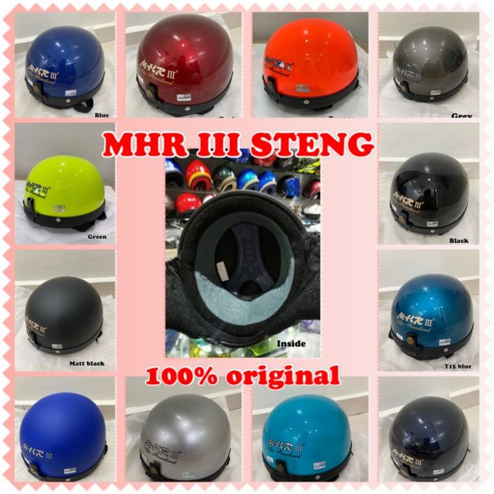 100% Original MHR III Steng Kura Kura Half Cut Helmet (All packing