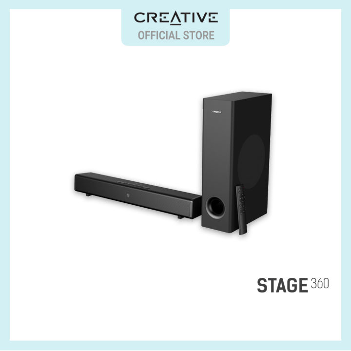 Creative Stage 360 - 2.1 Soundbar with Dolby Atmos and Subwoofer for  TV/Computers with HDMI ARC/Bluetooth | Lazada Singapore