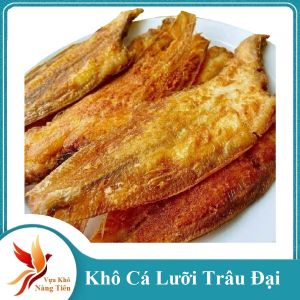 Khô Cá Lưỡi Trâu Biển Loại Đại Con Siêu To Siêu Thịt- Vựa Khô Nàng Tiên(1kg 500gr 200gr)