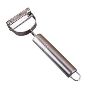 K. Stainless steel peeling and wire planer Double purpose 2-in-1 multifunctional peeler for peeling and wire shaving 1pcs