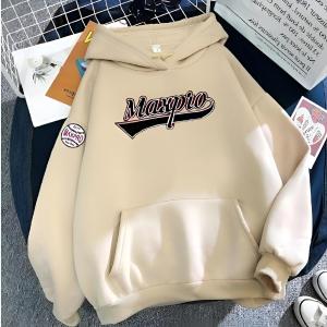 Sweater Hoodie Maxpro Bordir Premium Pria Wanita Bahan Fleece Tebal Size M L XL XXL Terlaris