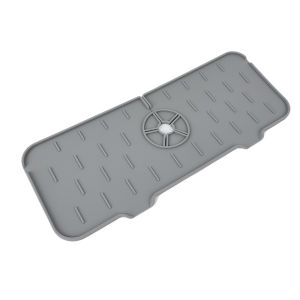 YESPERY New Silicone Faucet Drainage Mat Drip Catcher Tray Drying Pad Kitchen Sink Splash Guard Drain Mat Kitchen Accessories