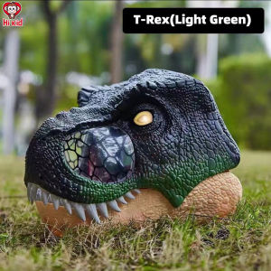 [SG Seller]3D Dinosaur Role Play  Movable Luminous Dinosaur Headgear  Luminous Sound Tyrannosaurus