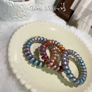 Dây cột tóc lò xo hoa kiểu mới TÍM STORE phụ kiện thời trang phong cách hàn quốc