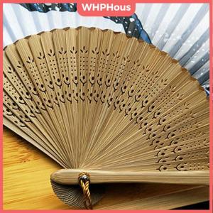 WHPHous Vinatge Wave Fan Portable Folding Fan Pocket Fan For Wedding Party Decoration Dancing Performances Gifts