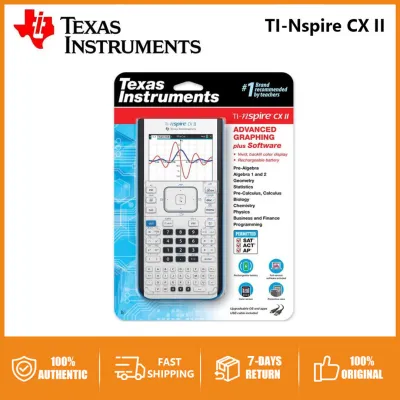 Original Texas Instruments TI-Nspire CX II Advanced Non-CAS Color Graphing Calculator Plus Software