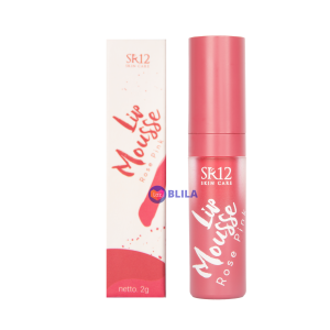 SR12 Lip Mousse Cream Rose Pink 2gr BPOM Menjaga Kelembaban Bibir Kering