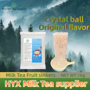 HYX CRYSTAL BALL 1KG PACK SINKERS FOR MILKTEA FRUIT TEA AND OTHER DRINKS AND BEVERAGES