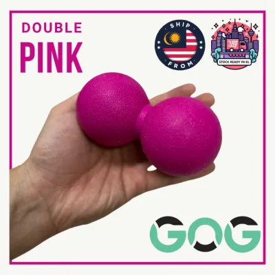 GOG Lacrosse Massage Ball – Hard Physio Ball for Deep Tissue Shoulder Back & Foot Relief | Bola Urut Keras GOG | GOG筋膜球
