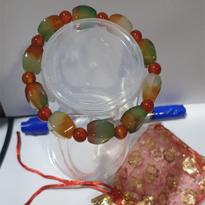 Vòng tay chuỗi đá mã não khế đỏ & khế tứ quý