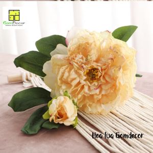 Hoa mẫu đơn giả hoa peony giả hoa lụa đẹp cao cấp