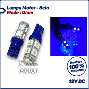 Lampu Sen LED 9 Mata Senja Diam Sein T10 Rem Speedo Variasi Motor / Kabin Mobil
