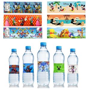 ข้ามพรมแดน Minecraft Mario มิกกี้สติกเกอร์ขวดน้ำปาร์ตี้จัดอุปกรณ์ประกอบฉากสติกเกอร์ส่วนบุคคลขวดน้ำสติกเกอร์ร่างกาย