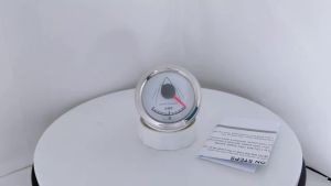 KUS Rudder Angle Indicator Gauge 0-190ohm Signal with Rudder Sensor 52mm (2") for Marine Boats Yachts Vessels