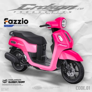Sticker Decal Fazzio Full Body Premium Dekal Stiker Ful Fazzio New Graffity Gradasi WARNA PASTEL ELEGAN BISA CUSTOM DAN REQUES
