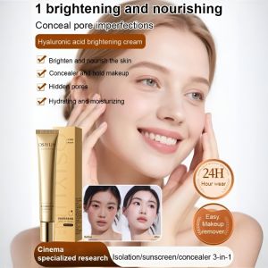 ✨Buy 1 Free1✨[Isolation Sunscreen Concealer 3-in-1] Pro-Xylane Collagen Bare Face Cream/Brightening Nourishing Hidden Pores Whitening Natural Concealer Makeup Base Collagen-enhancing Cream/玻色因胶原素颜霜