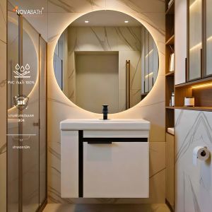 NOVABATH ชุดเฟอร์นิเจอร์อ่างล้างหน้า รุ่น NVB-CF640-CB