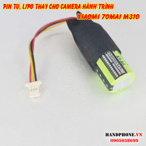 Pin tụ 13300 HCC1330 400mAh thay thế cho Camera hành trình Xiaomi 70Mai M310 Dashcamtai nghe Bluetooth.Capacitor Battery
